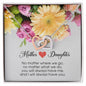 Mother & Daughter Gift, Interlocking Heart Necklace