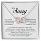 I'm Sorry Gift, Interlocking Heart Necklace