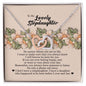 To My Lovely Stepdaughter, Interlocking Heart Necklace