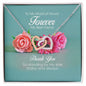 To My Maid of Honor, Interlocking Heart Necklace