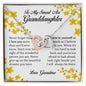 To my Smartass Granddaughter, Interlocking Heart Necklace
