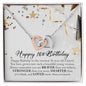 Happy 16th Birthday, Interlocking Heart Necklace