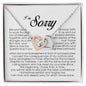 I'm Sorry Gift, Interlocking Heart Necklace