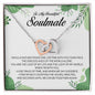 To My Beautiful Soulmate, Interlocking Heart Necklace