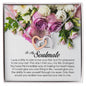 To My Soulmate, Interlocking Heart Necklace