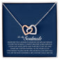 To My Soulmate, Interlocking Heart Necklace