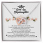 To My Badass Stepdaughter, Interlocking Heart Necklace