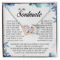To My Soulmate, Interlocking Heart Necklace