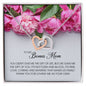 Bonus Mom Gift, Interlocking Heart Necklace