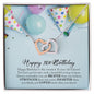 Happy 16th Birthday, Interlocking Heart Necklace