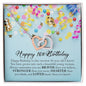 Happy 16th Birthday, Interlocking Heart Necklace