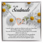 To My Soulmate, Interlocking Heart Necklace