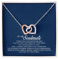 To My Soulmate, Interlocking Heart Necklace