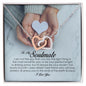 To My Soulmate, Interlocking Heart Necklace