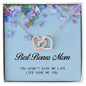 Best Bonus Mom Gift, Interlocking Heart Necklace