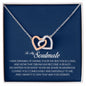To My Soulmate, Interlocking Heart Necklace