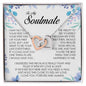 To My Soulmate, Interlocking Heart Necklace