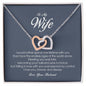 To My Wife, Interlocking Heart Necklace