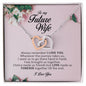 To My Future Wife, Interlocking Heart Necklace