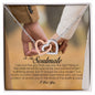 To My Soulmate, Interlocking Heart Necklace