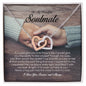 To My Beautiful Soulmate, Interlocking Heart Necklace