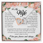 To My Wife, Interlocking Heart Necklace