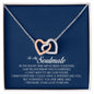 To My Soulmate, Interlocking Heart Necklace