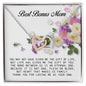 Best Bonus Mom Gift, Interlocking Heart Necklace