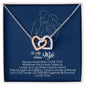 To My Future Wife, Interlocking Heart Necklace