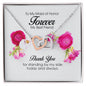 To My Maid of Honor, Interlocking Heart Necklace
