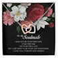 To My Soulmate, Interlocking Heart Necklace