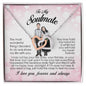 To My Soulmate, Interlocking Heart Necklace