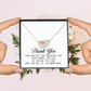Marriage Officiant Gift, Interlocking Hearts Necklace