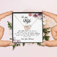 To My Wife, Interlocking Hearts Necklace