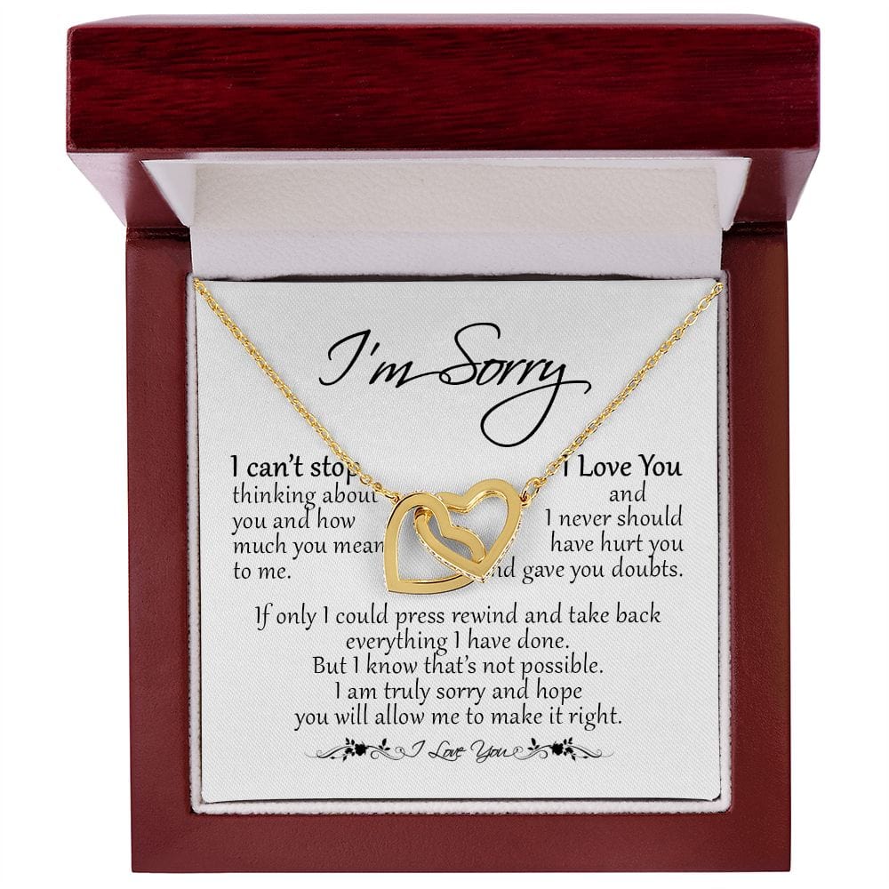 I'm Sorry Card, Apology Gift For Her, Forgiveness Gift, I'm Sorry Gift For Wife, Sorry Gift for Girlfriend, Gift To Say Sorry