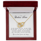 To My Niece, Interlocking Hearts Necklace