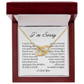 I'm Sorry Gift, Interlocking Hearts Necklace