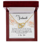 To My Soulmate, Interlocking Hearts Necklace