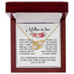 Mother in Law Gift, Interlocking Hearts Necklace