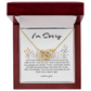 I'm Sorry Gift, Interlocking Hearts Necklace