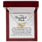 To My Beautiful Mom, Interlocking Hearts Necklace