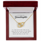 To My Beautiful Granddaughter, Interlocking Hearts Necklace
