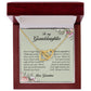To My Granddaughter, Interlocking Hearts Necklace
