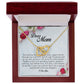 Dear Mom, Interlocking Hearts Necklace