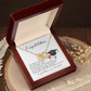 Graduation Gift for Her, Interlocking Hearts Necklace