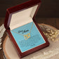 Dear Mom, Interlocking Hearts Necklace