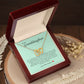 To My Granddaughter, Interlocking Hearts Necklace
