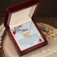 Dear Mom, Interlocking Hearts Necklace