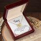 Interlocking Hearts Necklace, Mum Gift