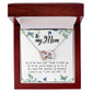 To My Mom, Interlocking Hearts Necklace